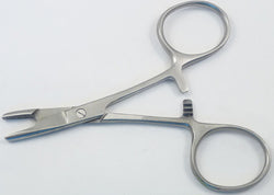 4 inch hemostat with scissors  