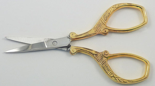 20 LARGE 4.5 GOLD STORK EMBROIDERY SCISSORS – Embroidery Supply Shop